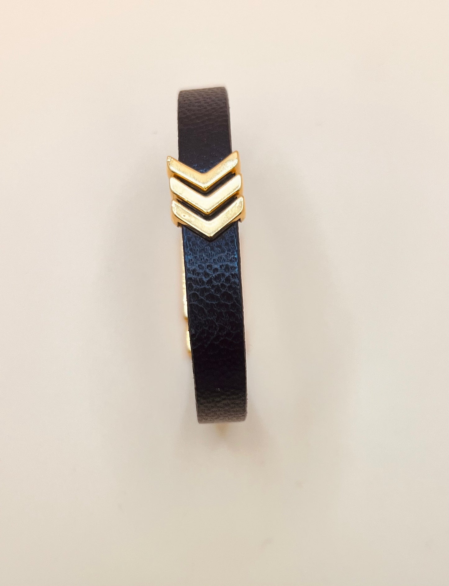 Black Keep Moving Forward Bracelet