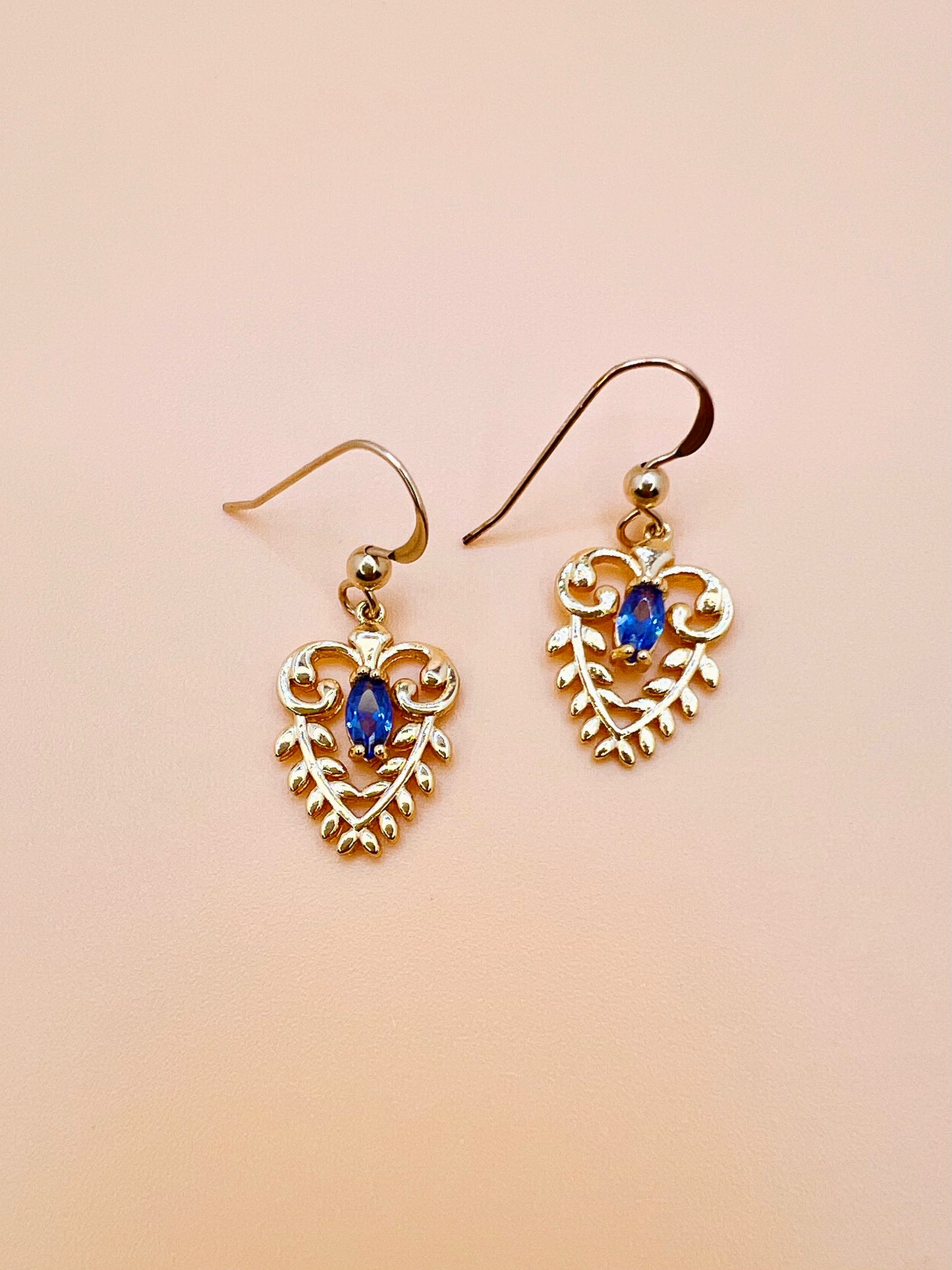 Blue Filigree earring