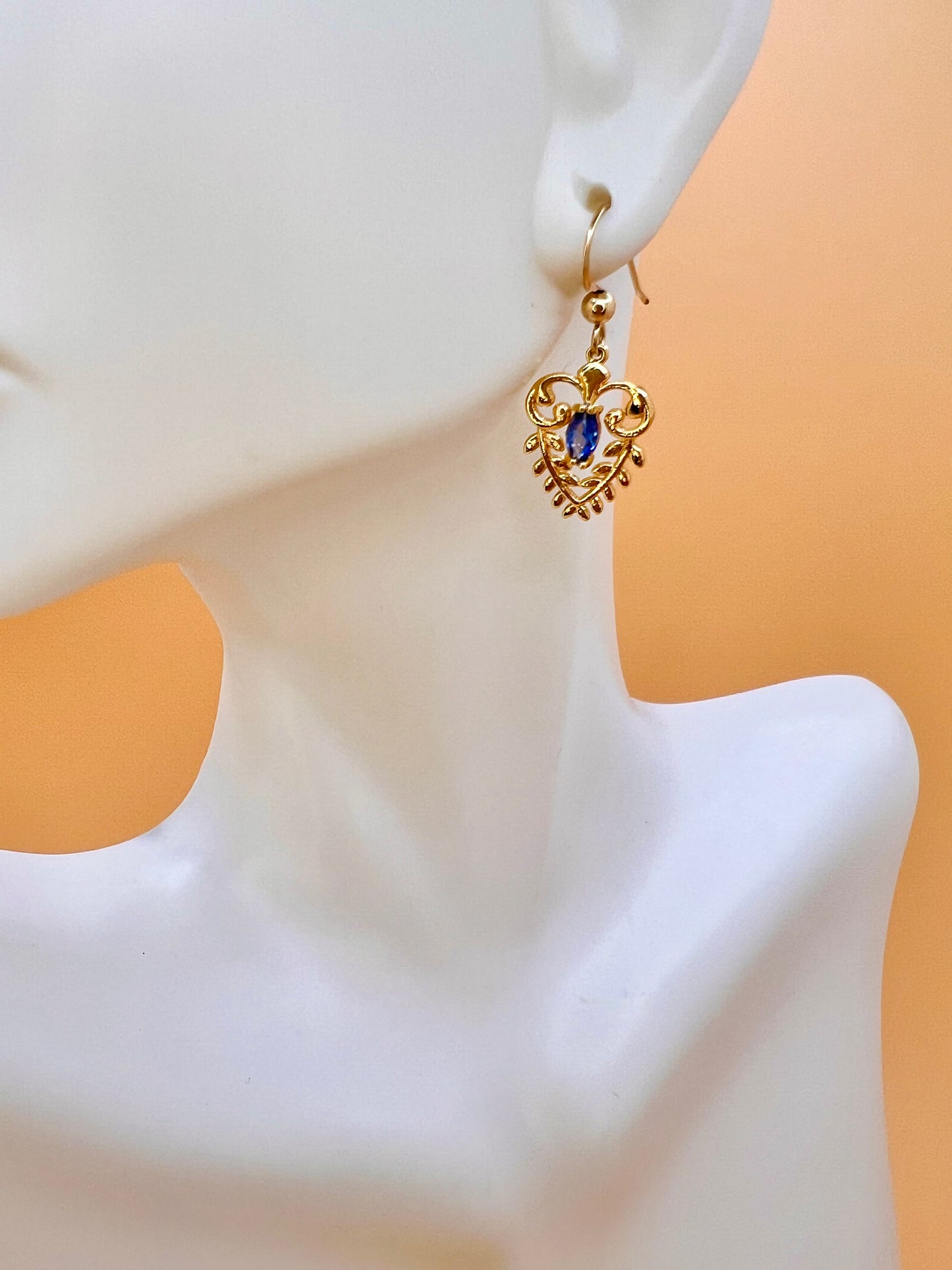 Blue Filigree earring