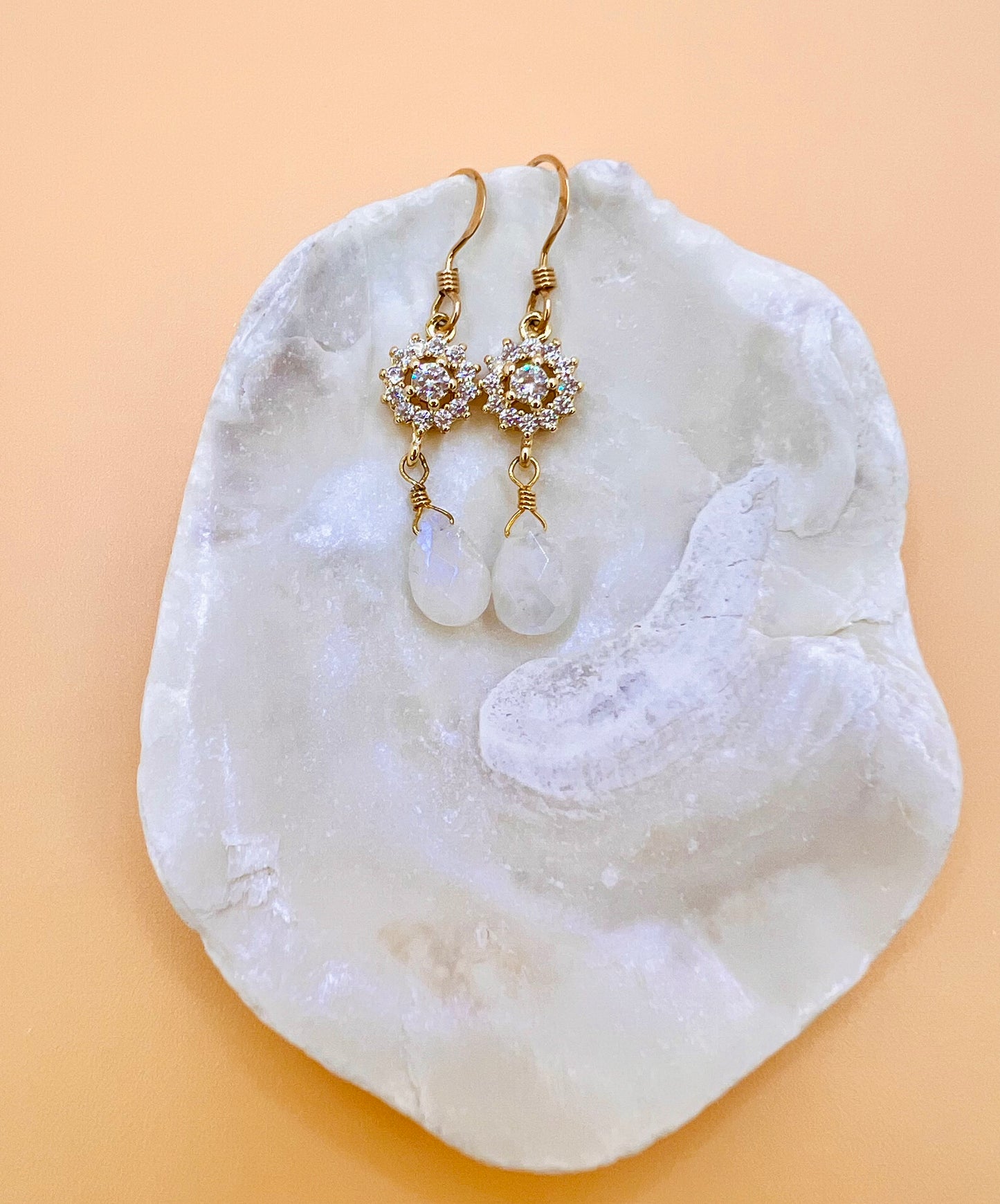 Erica Moonstone earring