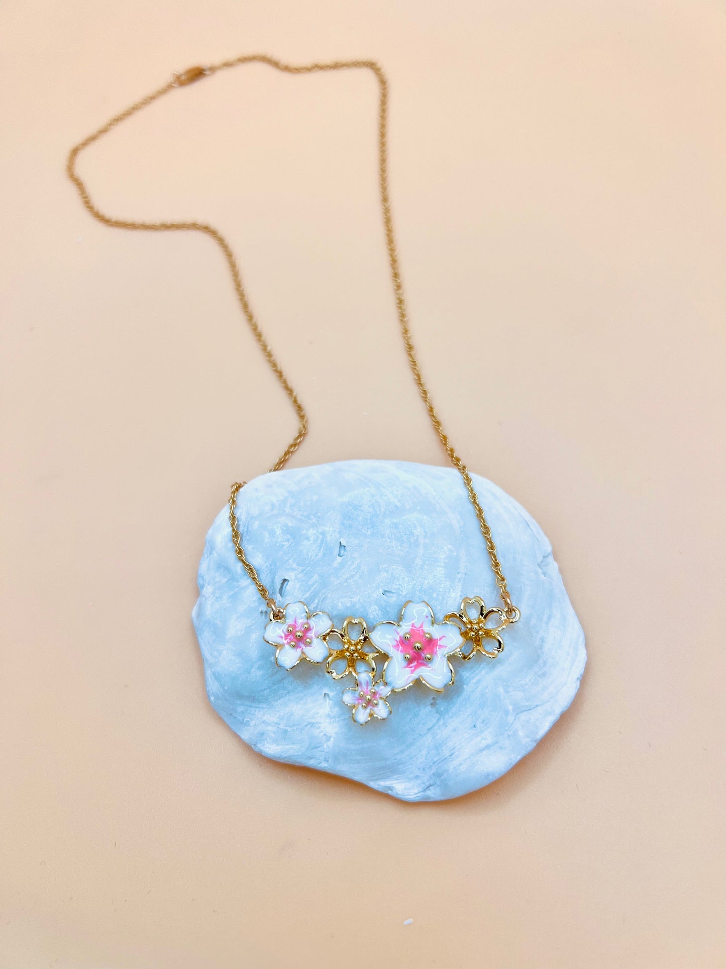 Lillies Bib Necklace
