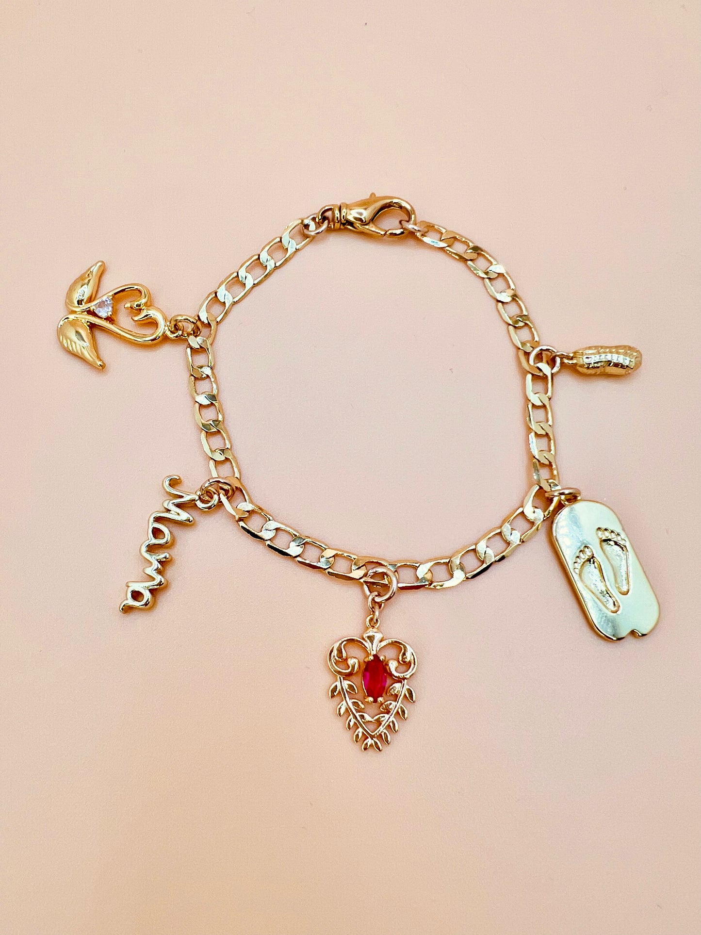 Momma Girl Charm Bracelet