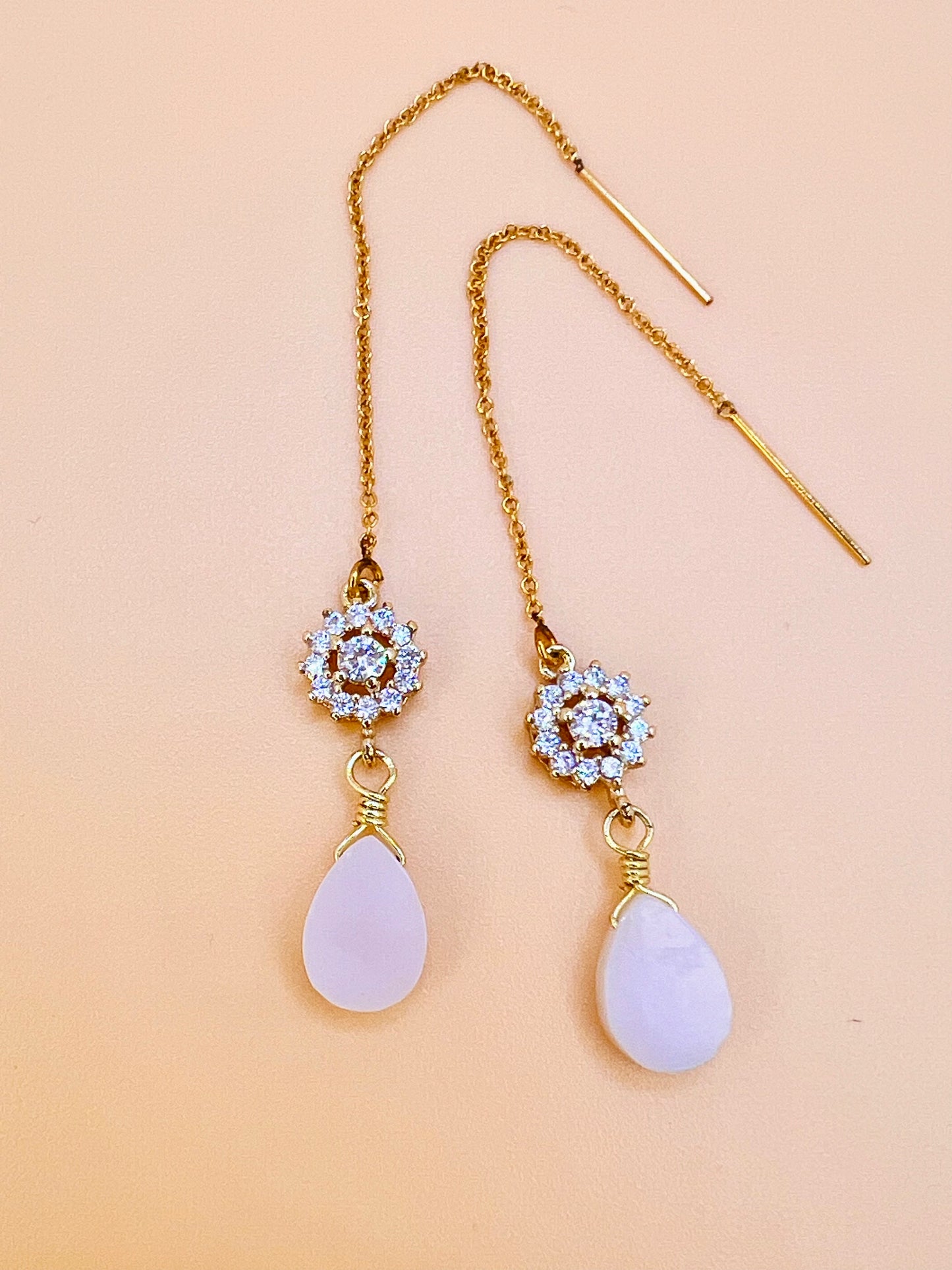 Pink Opal Erika threaders
