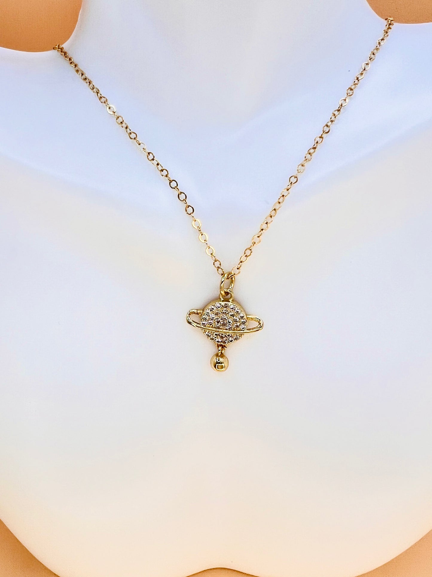 Saturn necklace