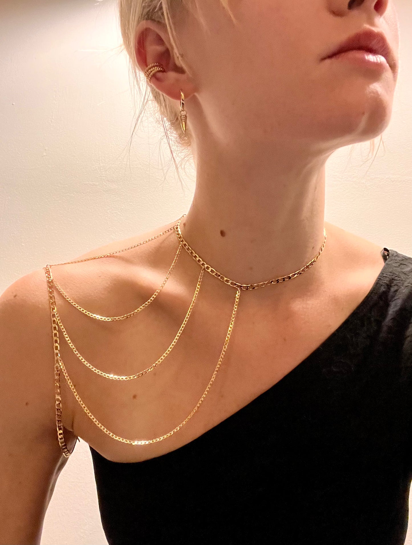 Shoulder Chain Choker necklace
