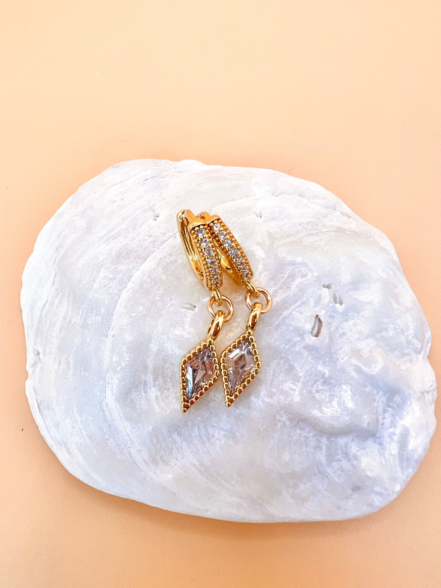 New! Studded Kite Fancy Hoops