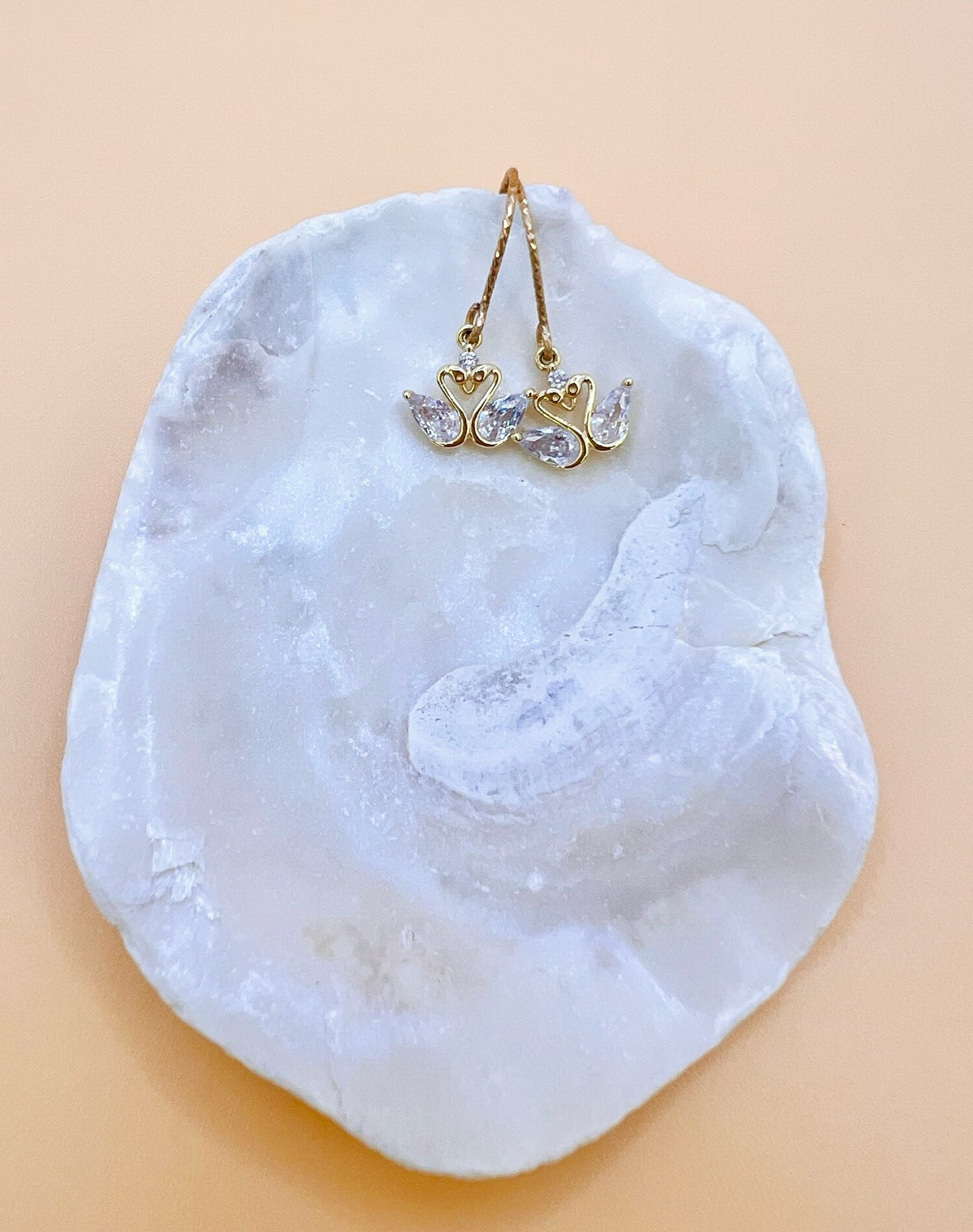 Swan Lovers earring