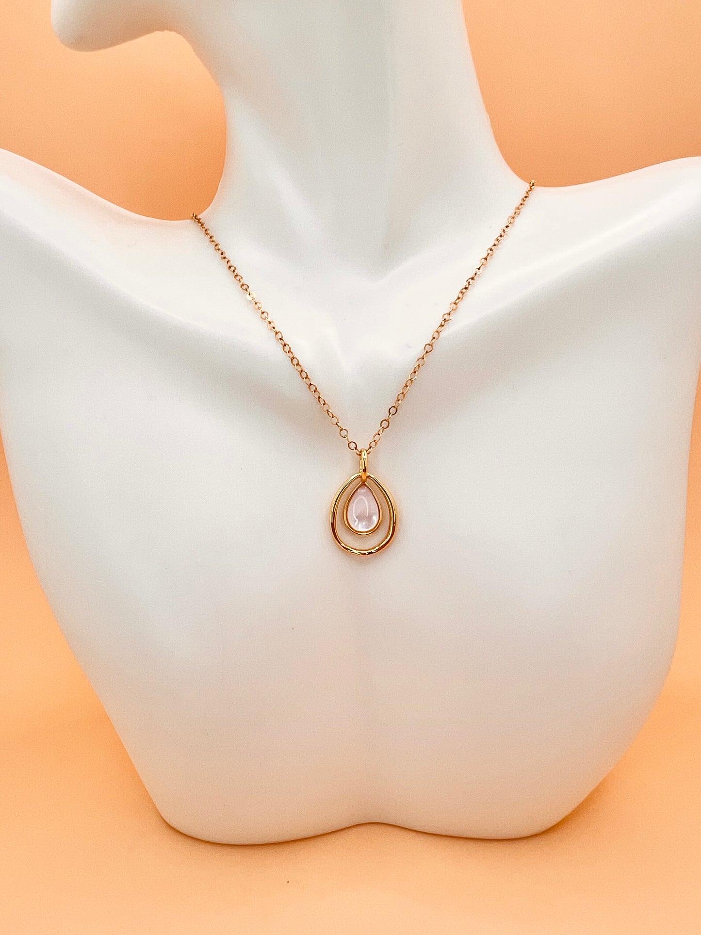 Double Tear Drop Pendant