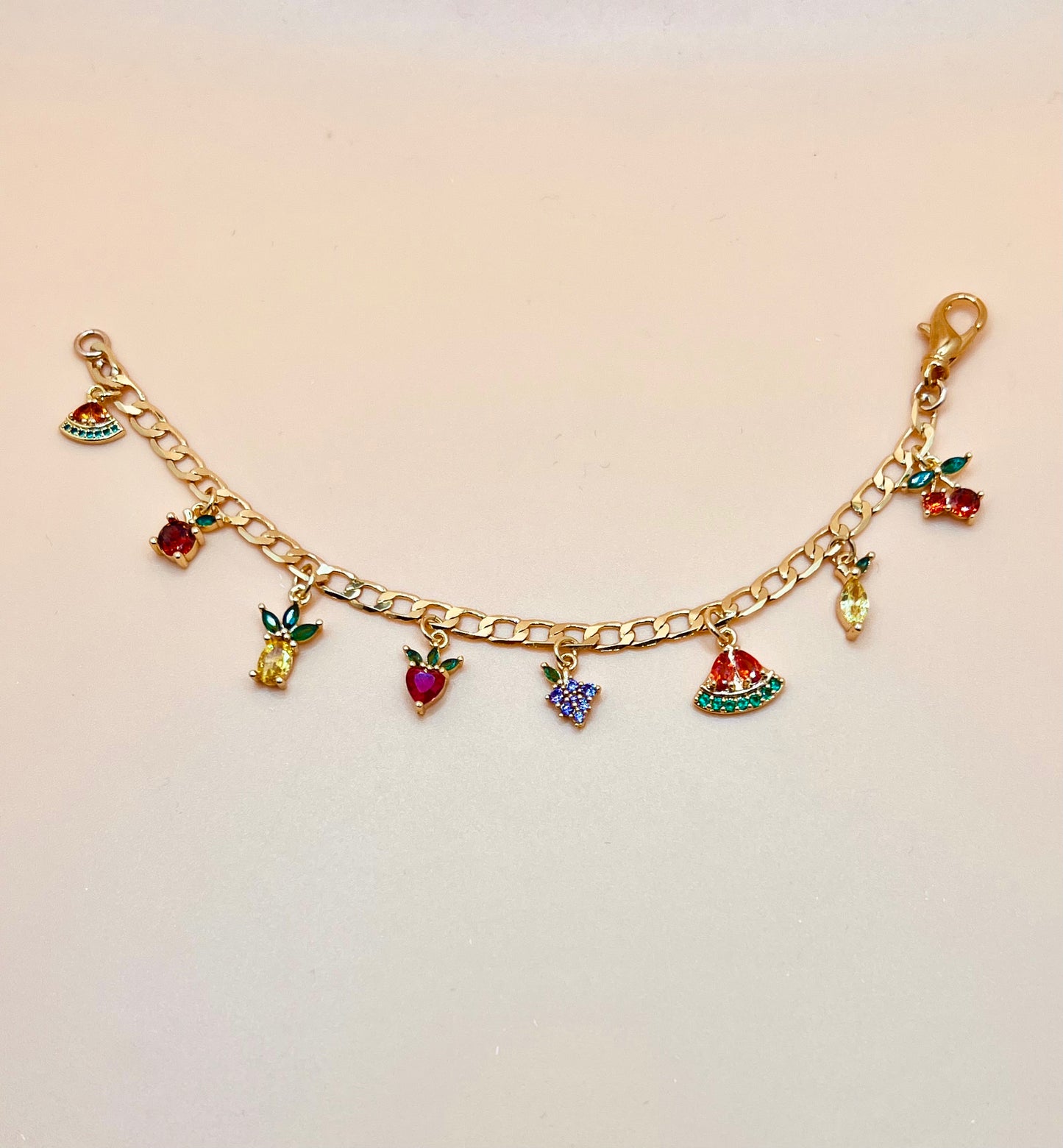 New! Fruity Charm Bracelet