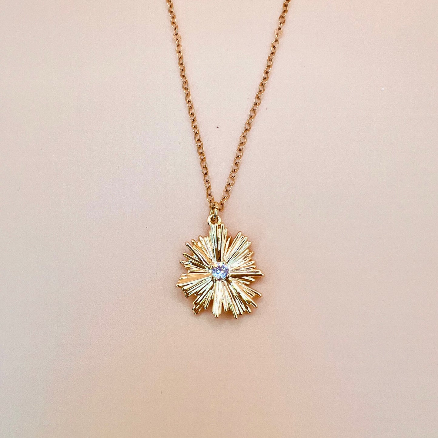 Sunburst Flower Necklace