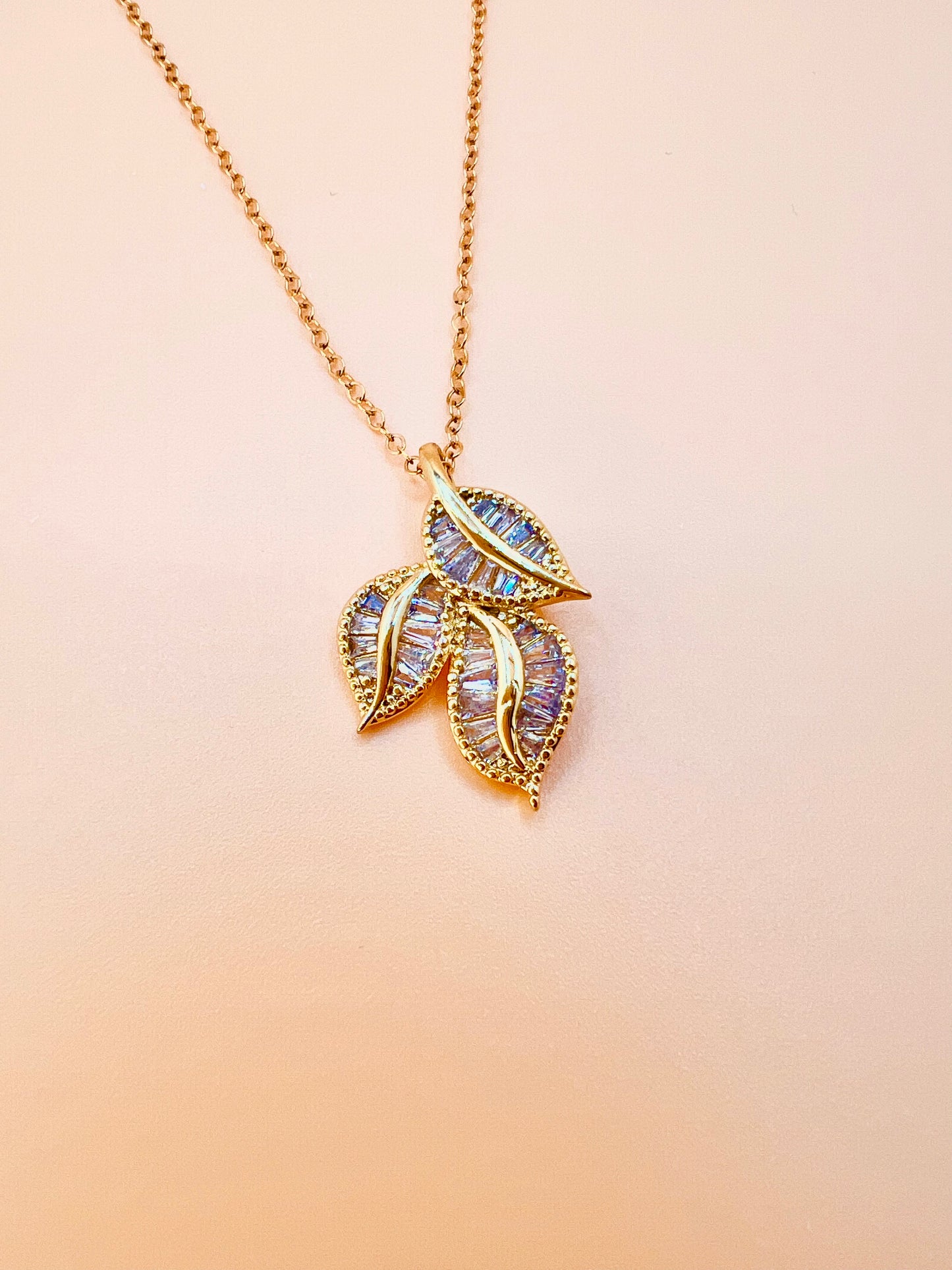 Three Leaf necklace