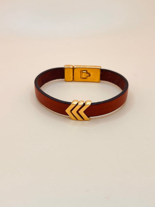 Blood Orange Keep Moving Forward Bracelet