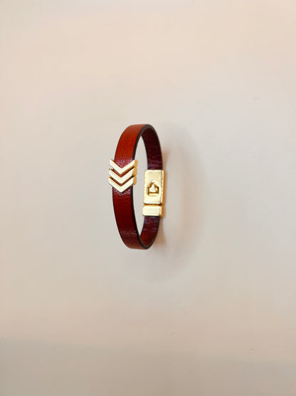 Blood Orange Keep Moving Forward Bracelet