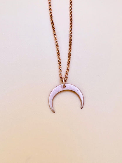 Crescent necklace RG