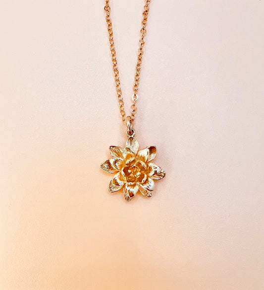 Dahlia necklace