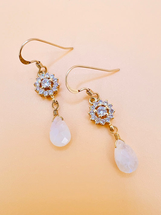Erica Moonstone earring