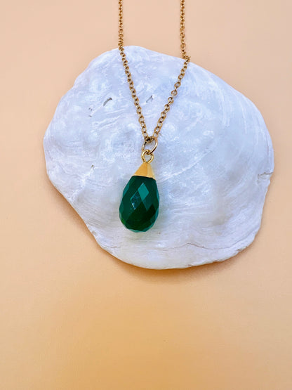 Green Onyx necklace