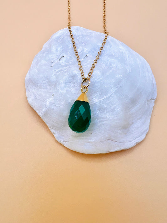 Green Onyx necklace