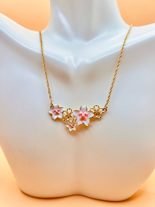 Lillies Bib Necklace