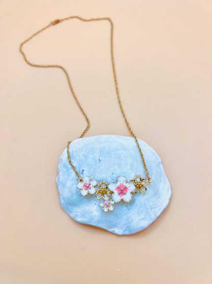 Lillies Bib Necklace