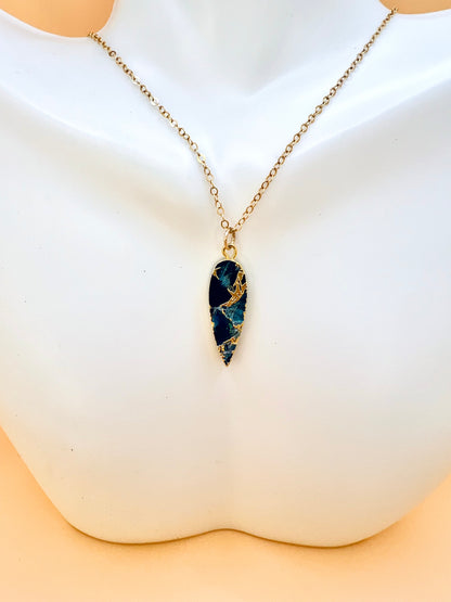 Mojave apatite pendant necklace