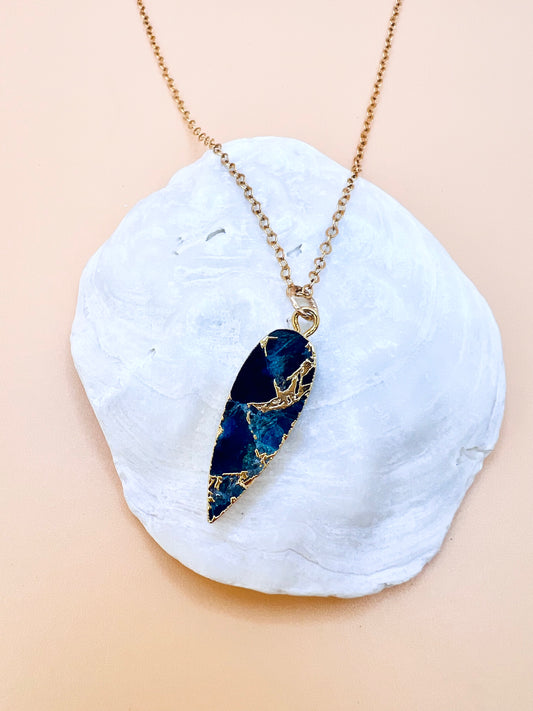 Mojave apatite pendant necklace