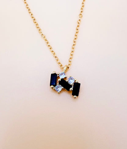 Onyx Cluster necklace