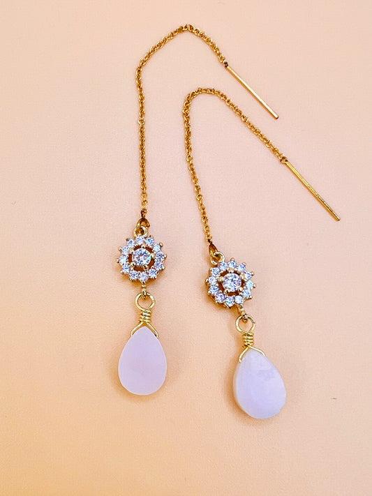 Pink Opal Erika threaders