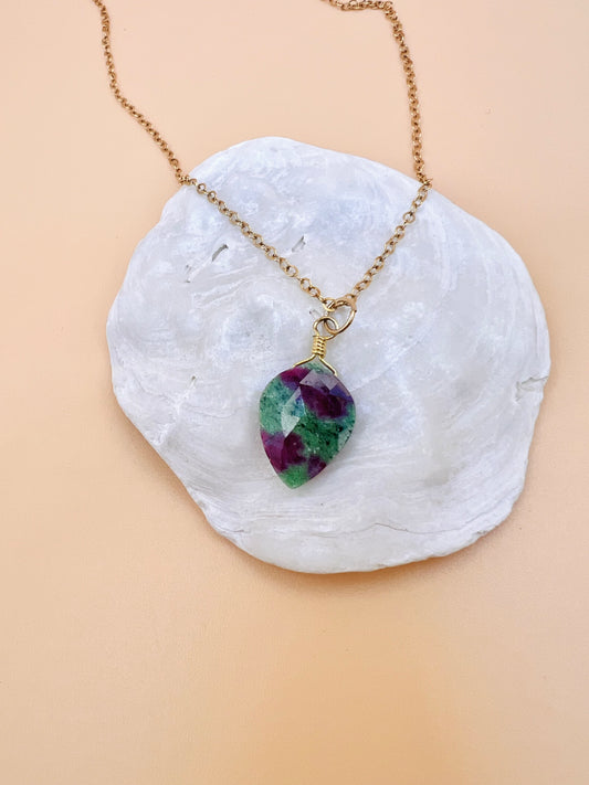 Ruby Zosite necklace
