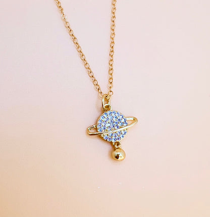 Saturn necklace