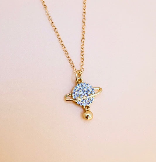 Saturn necklace