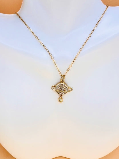 Saturn necklace