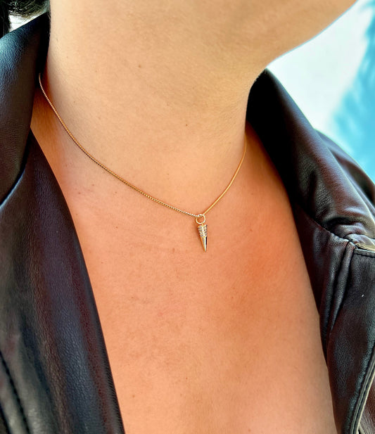 Spike necklace