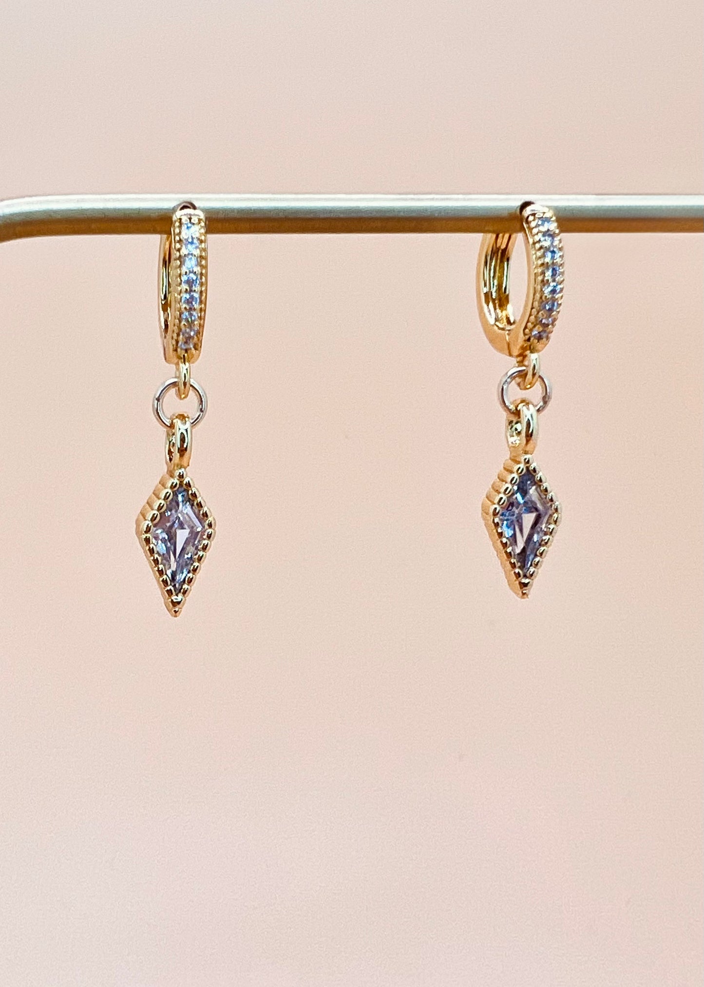 New! Studded Kite Fancy Hoops