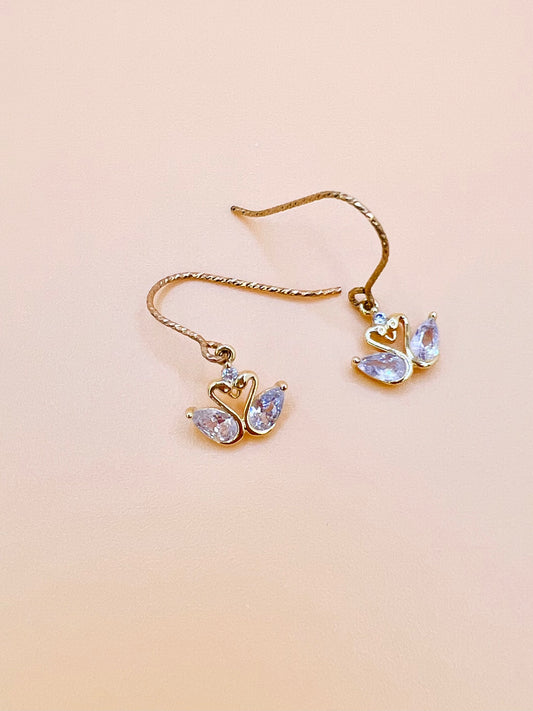 Swan Lovers earring