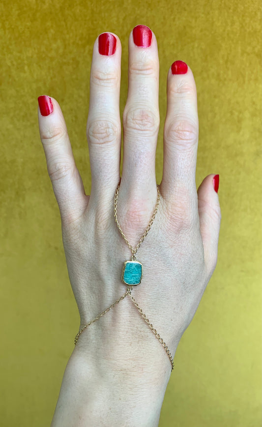 Amazonite Hand Chain