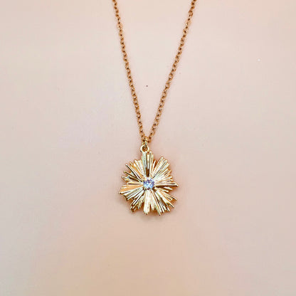 Sunburst Flower Necklace