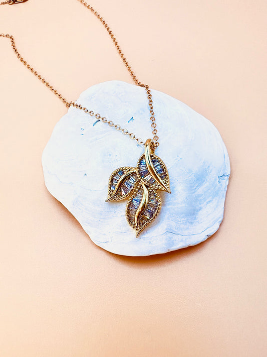 Three Leaf necklace
