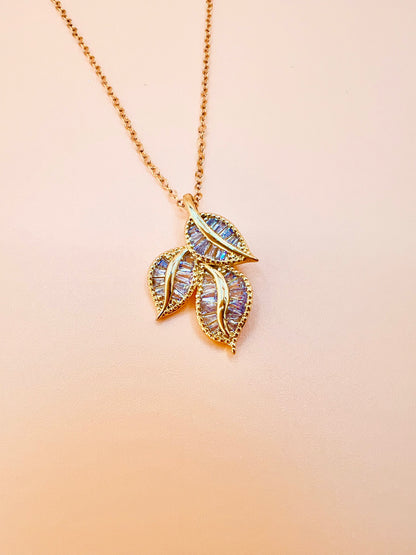 Three Leaf necklace