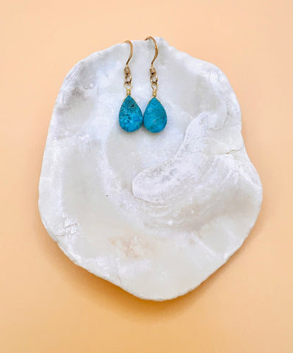 Turqoise drop earring
