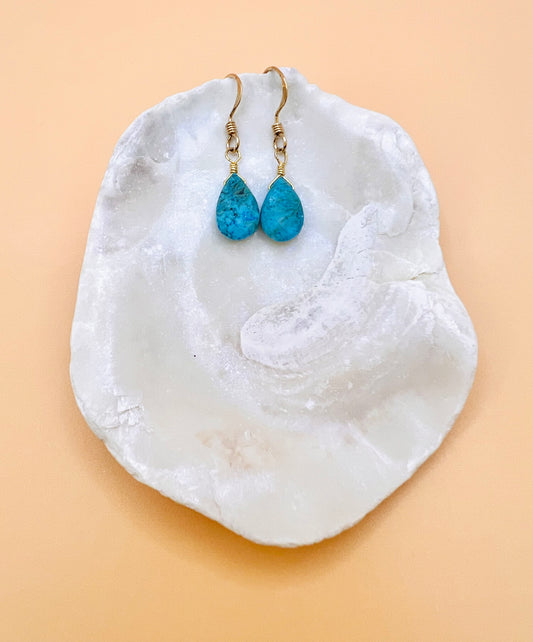 Turqoise drop earring
