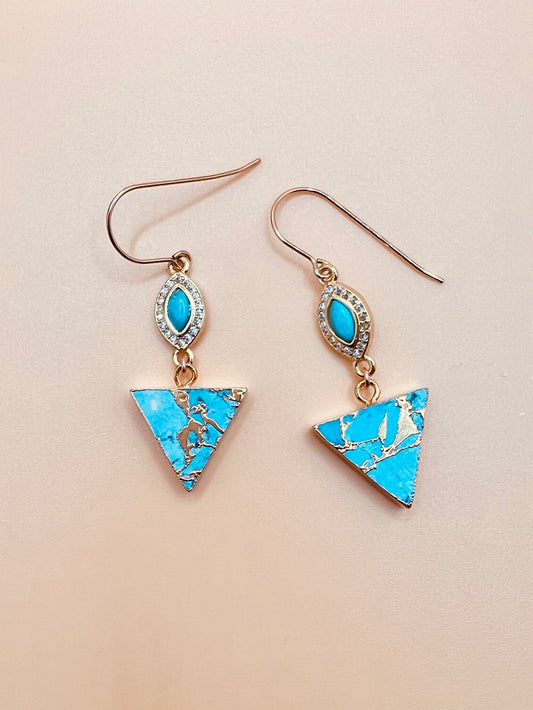 Mojave Turquoise Eye earring