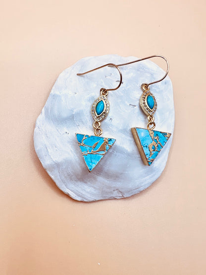 Mojave Turquoise Eye earring